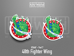 Kitsworld SAV Sticker - USAAF - 48th Fighter Wing 
